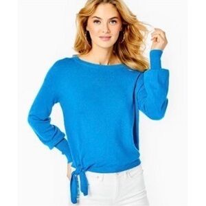 Lilly Pulitzer Nariah sweater in Zanzibar Blue Women’s Size Medium